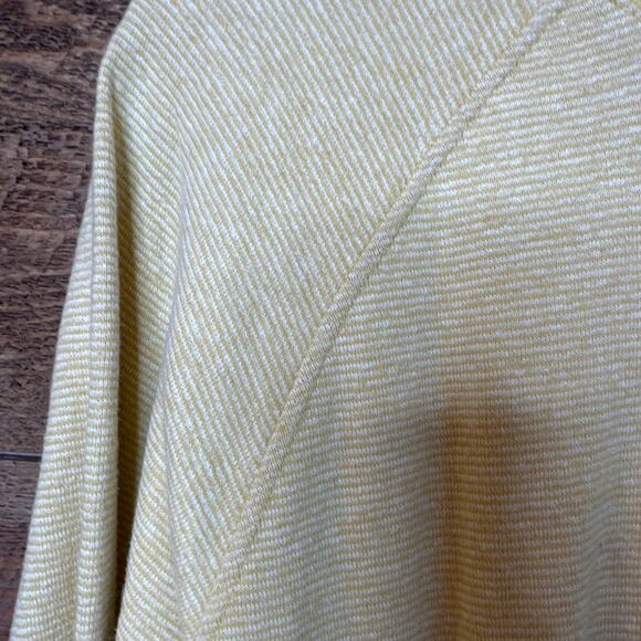 Patagonia Worn Wear Men's Trail Harbor Crewneck Sweatshirt Yellow Size large - Picture 3 of 6